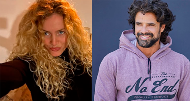 Fotos: Instagram de Luciano Castro y Sarah Borrel