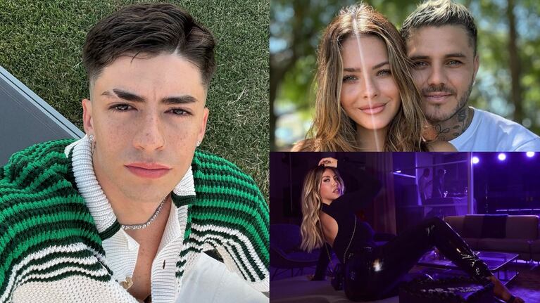 Fotos: Instagram (@lautygramcito, @sangrejaponesa y @wanda_nara)