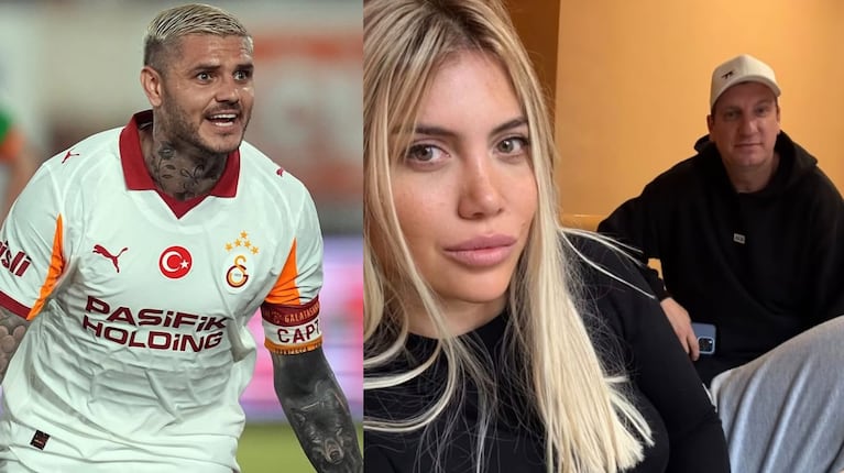 Fotos: Instagram (@mauroicardi) y Captura de Instagram Stories (@wanda_nara)