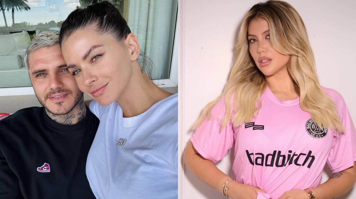 Fotos: Instagram (@mauroicardi y @wanda_nara)