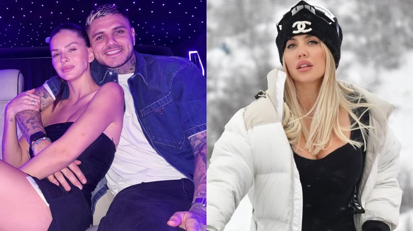 Fotos: Instagram (@mauroicardi y @wanda_nara)