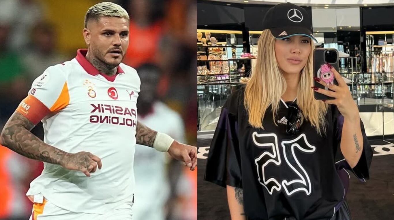 Fotos: Instagram (@mauroicardi y @wanda_nara)
