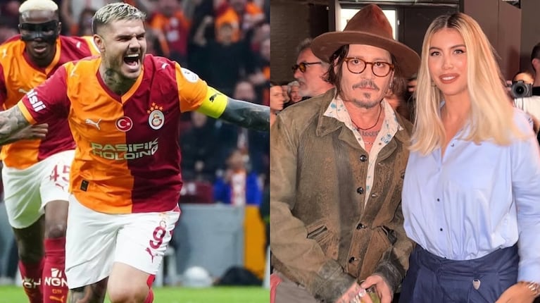 Fotos: Instagram (@mauroicardi y @wanda_nara)