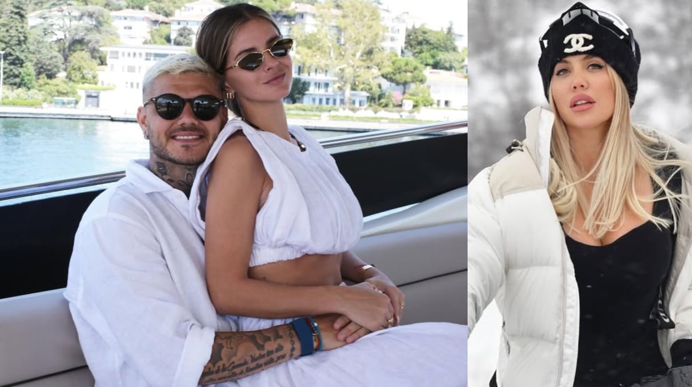 Fotos: Instagram (@mauroicardi y @wanda_nara)