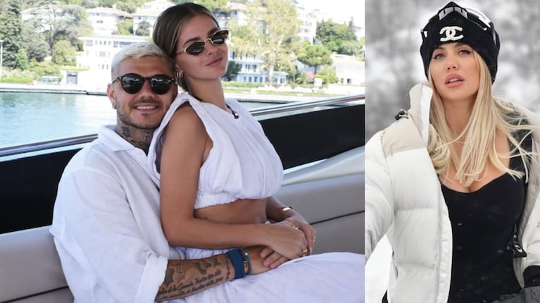 Fotos: Instagram (@mauroicardi y @wanda_nara)