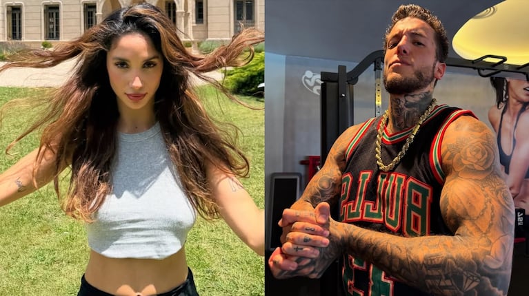 Fotos: Instagram (@melodyluz y @alexcaniggia)