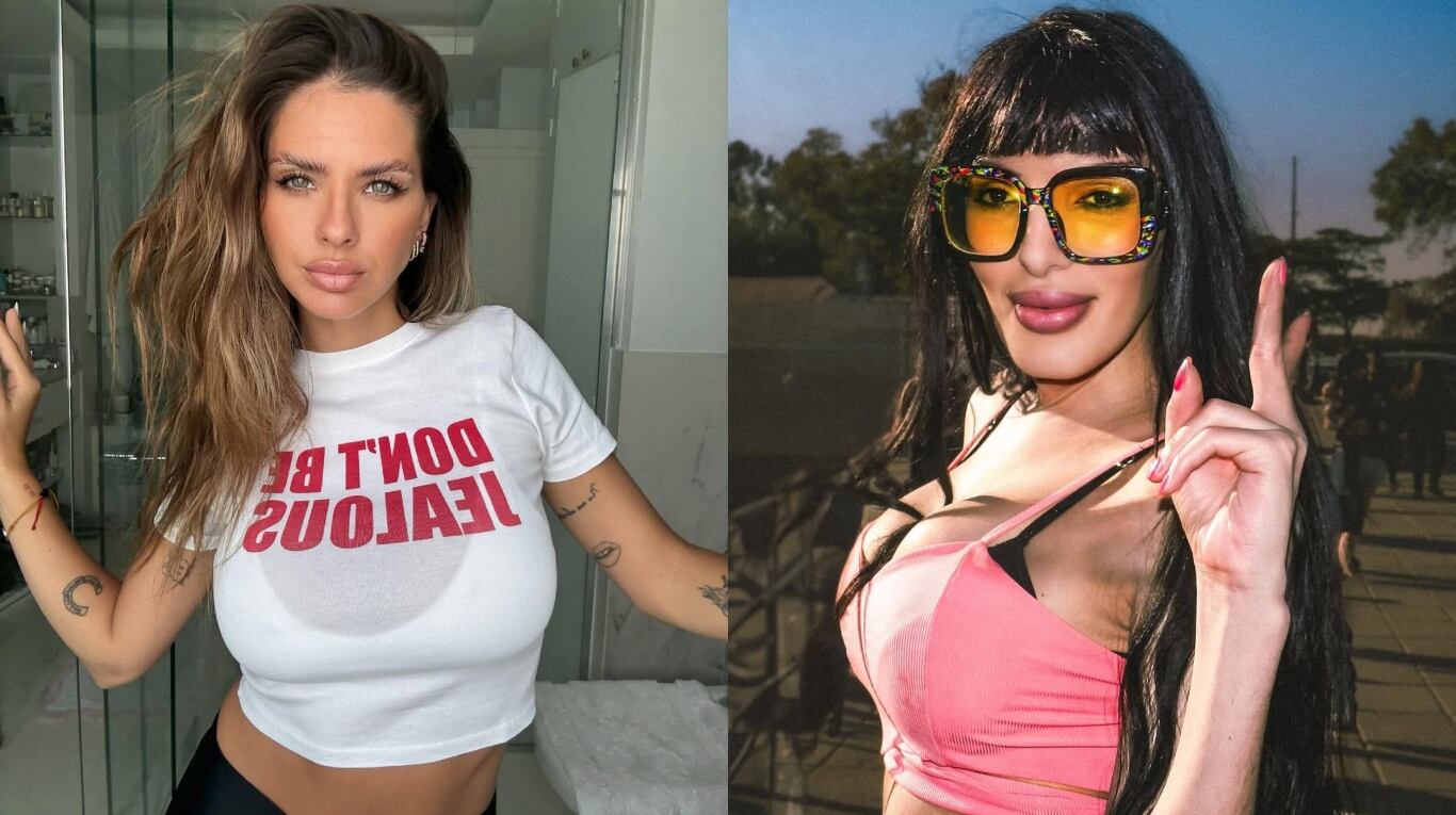 Fotos: Instagram (@sangrejaponesa y @jazminlacuerpooficial1)