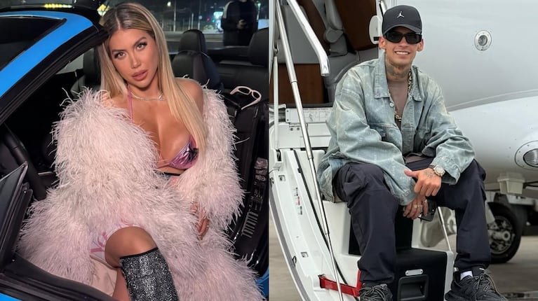 Fotos: Instagram (@wanda_nara y @lgante_keloke)