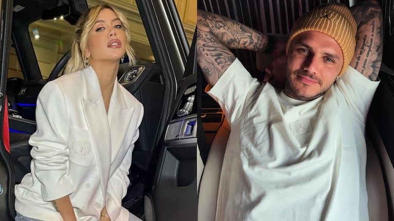 Fotos: Instagram (@wanda_nara y @mauroicardi)