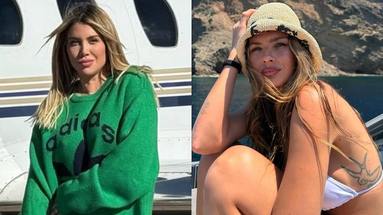 Fotos: Instagram (@wanda_nara y @sangrejaponesa)