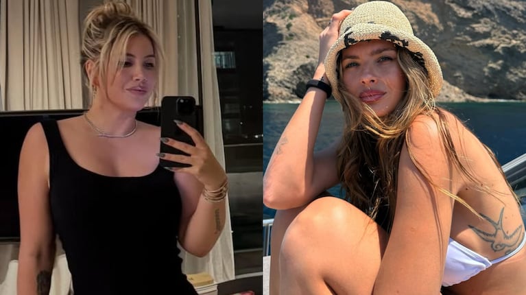 Fotos: Instagram (@wanda_nara y @sangrejaponesa)