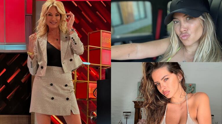 Fotos: Instagram (@yanilatorre, @wanda_nara y @sangrejaponesa)