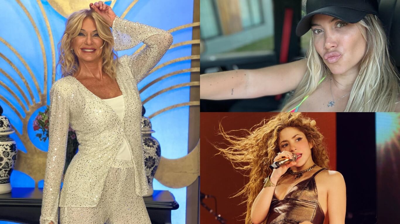 Fotos: Instagram (@yanilatorre, @wanda_nara y @shakira)