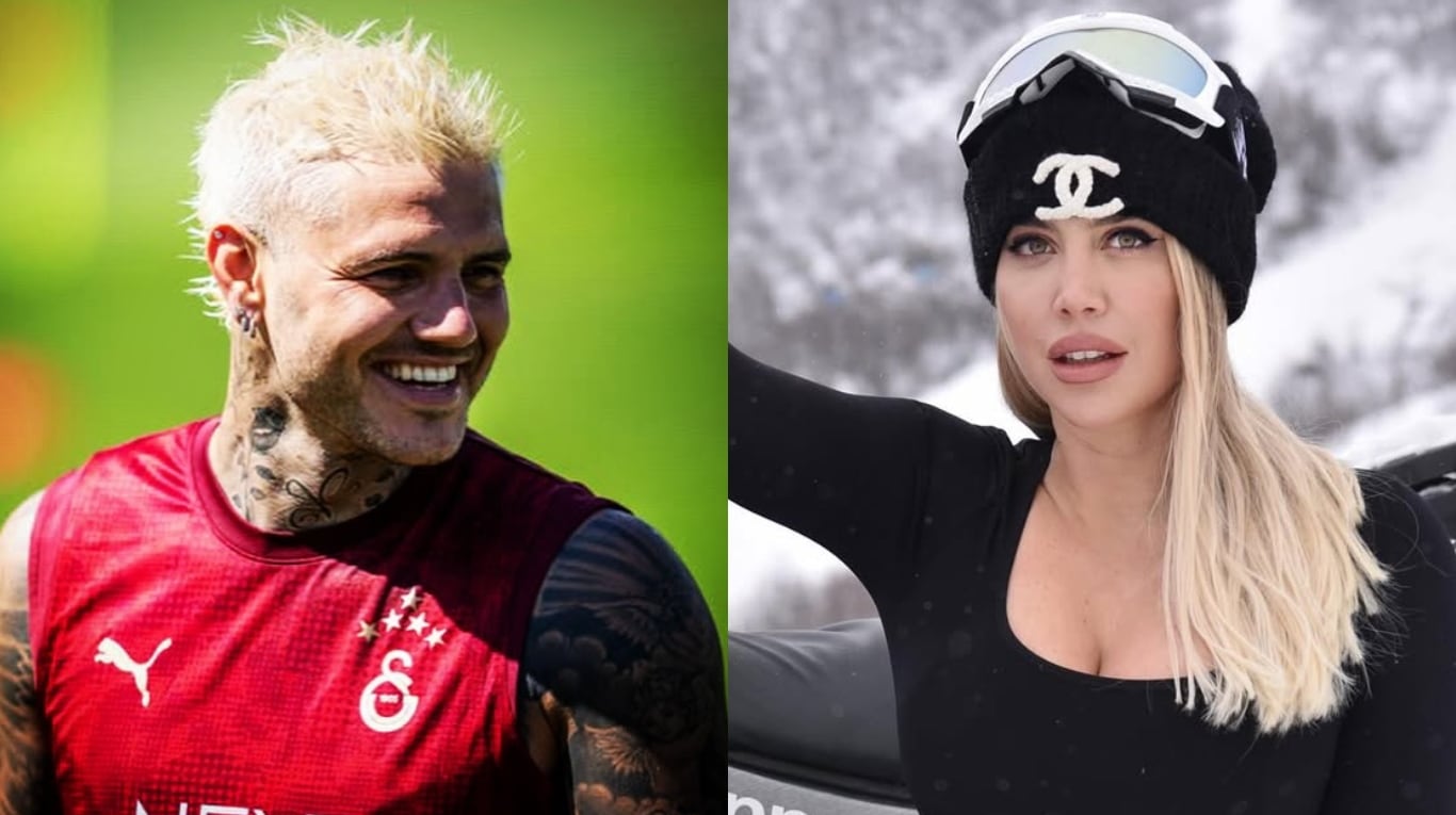 Fotos: (@mauroicardi y @wanda_nara)
