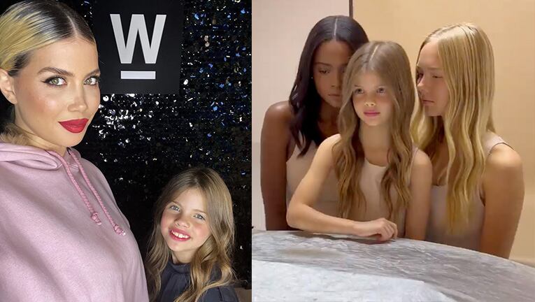 Fran Icardi protagonizó una producción de fotos promocionando los cosméticos de Wanda Nara.