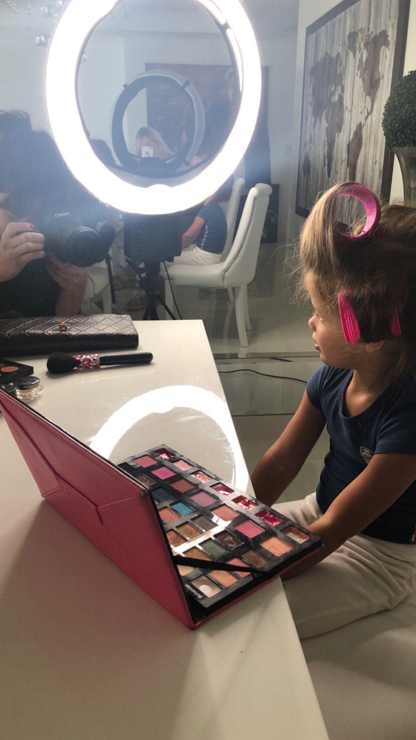 Francesca Icardi debutó como modelo