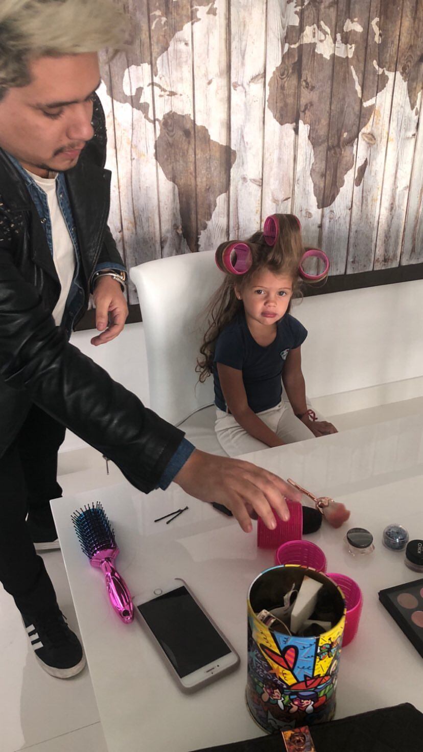 Francesca Icardi debutó como modelo