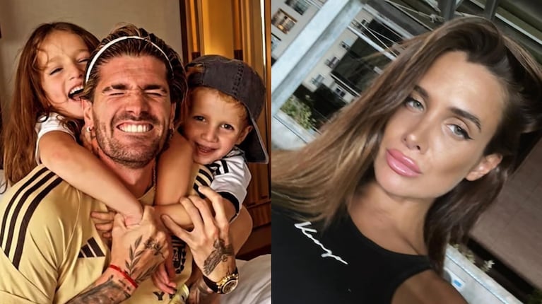 Francesca y Bautista, los hijos de Camila Homs con Rodrigo De Paul. (Foto: Instagram/rodridepaul - camihoms)