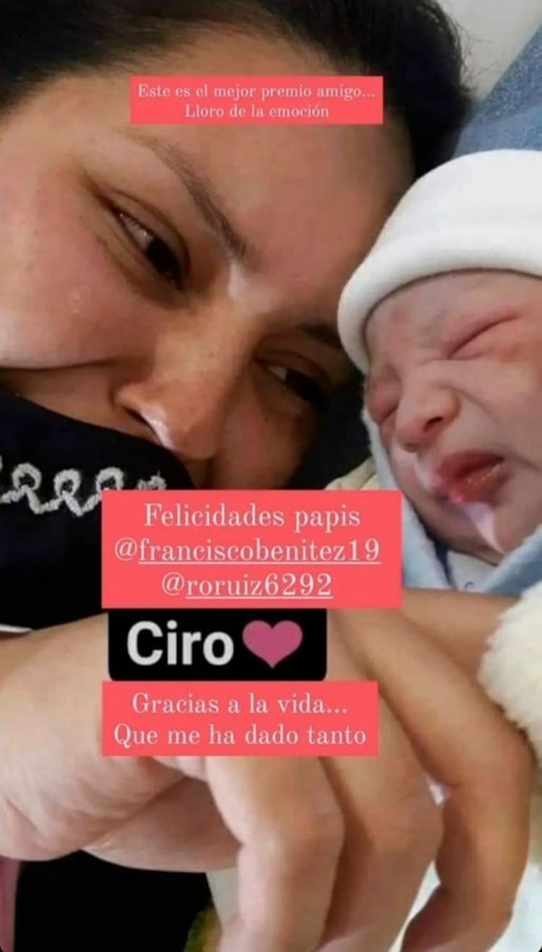 Francisco Benítez, el ganador de La Voz Argentina, es papá: nació su hijo, Ciro, en Córdoba