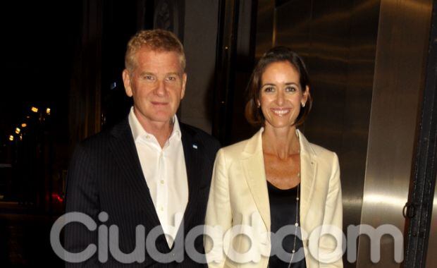 Francisco De Narváez y su mujer disfrutaron del recital  (Foto: Jennifer Rubio). 