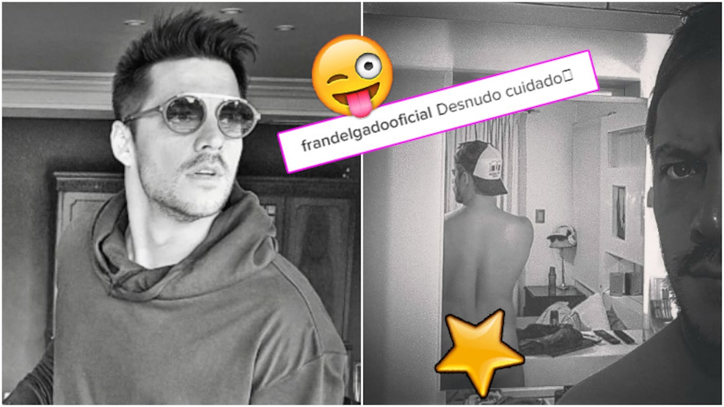 Francisco Delgado despertó suspiros en Instagram tras publicar un "desnudo cuidado" (Fotos: Instagram)