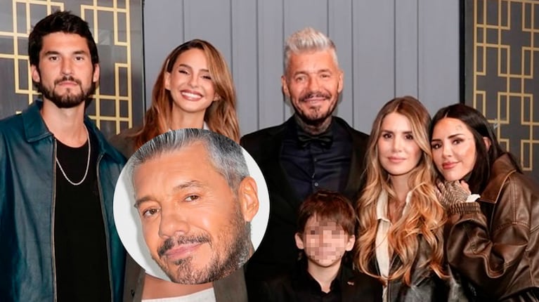 Francisco, Juana, Marcelo, Micaela, Candelaria y Lorenzo Tinelli. (Foto: @marcelotinelli)