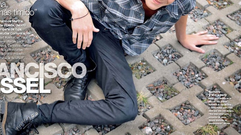 Francisco Stoessel, el hermano de la protagonista de Violetta. (Foto: revista Gente)