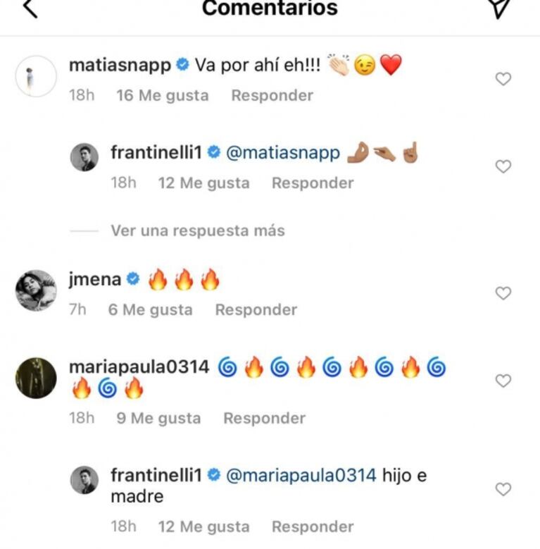 Francisco Tinelli la rompió bailando en Instagram: la pícara reacción de Jimena Barón al ver su posteo