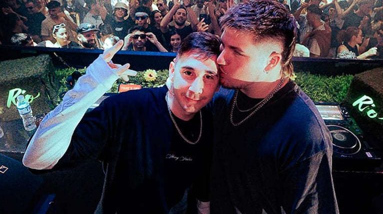 Franco BA y Silvestre (Foto: Instagram @francobamusic)