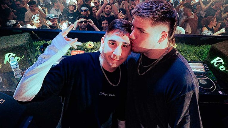 Franco BA y Silvestre (Foto: Instagram @francobamusic)