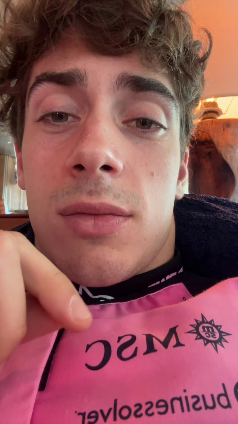 Franco Colapinto en TikTok (Foto: TikTok).