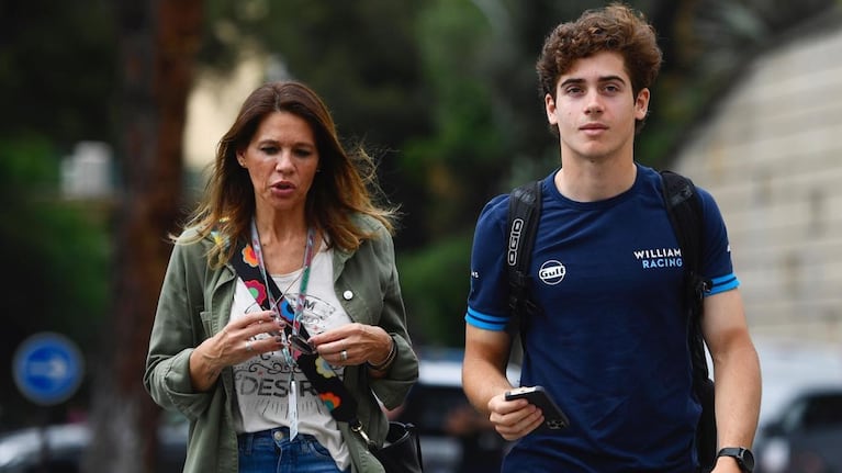 Franco Colapinto junto a su mamá (Foto: Instagram)