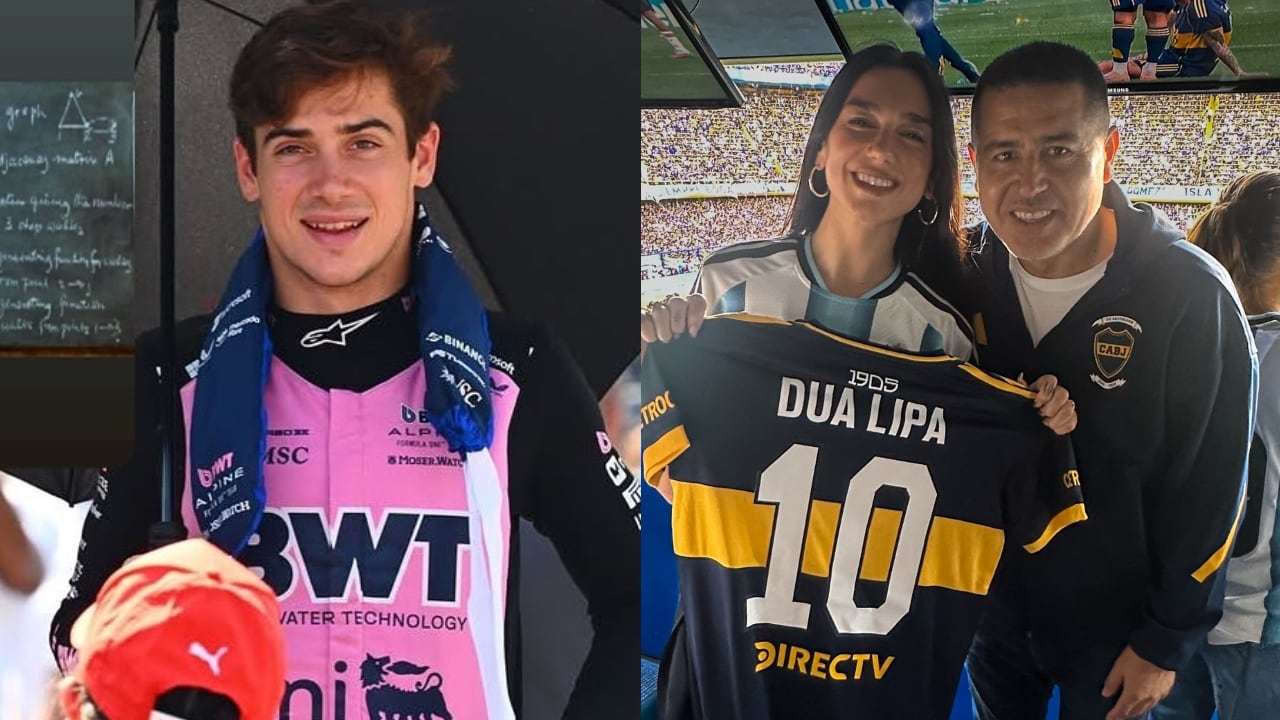 Franco Colapinto le dejó un mensaje a Dua Lipa por su visita a la Bombonera y el éxito de Boca: “Que venga”