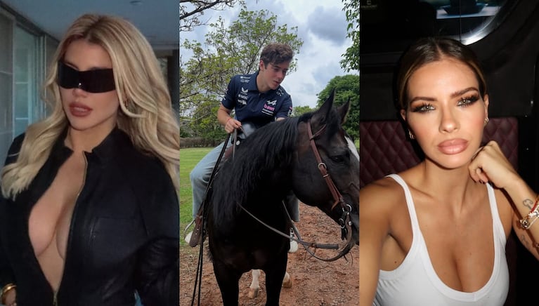 Franco Colapinto subió un video montando después del posteo de China Suárez e involucró a Wanda Nara | Créditos: Instagram