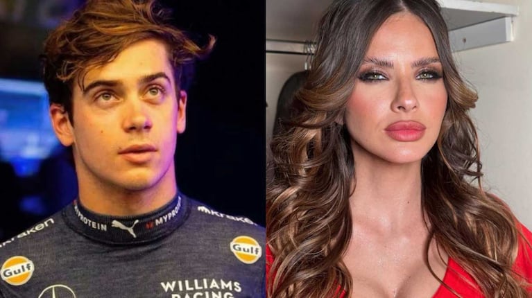 Franco Colapinto y la China Suárez. Fotos: Instagram