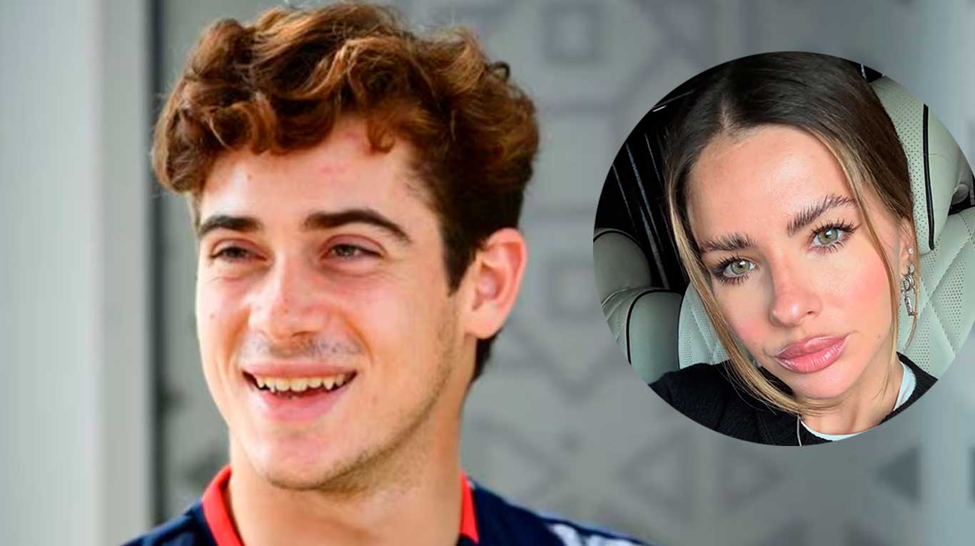 Franco Colapinto y la China Suárez (Fotos: Instagram @francolapinto y @sangrejaponesa)