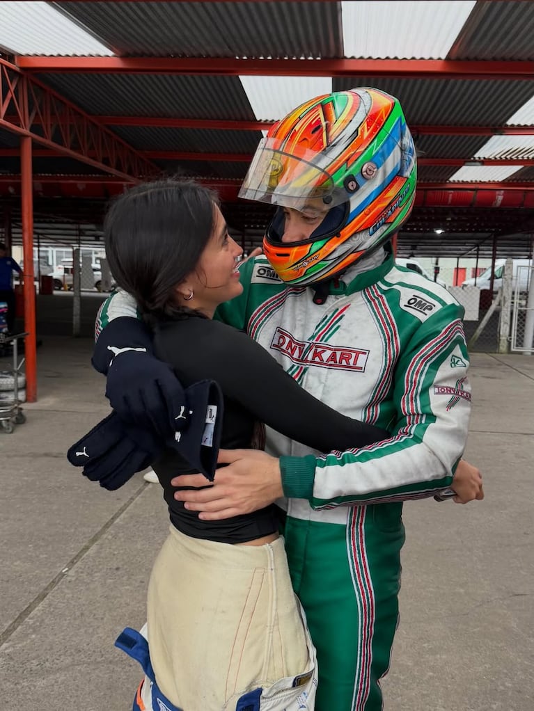 Franco Colapinto y Maia Reficco (Foto de Instagram)