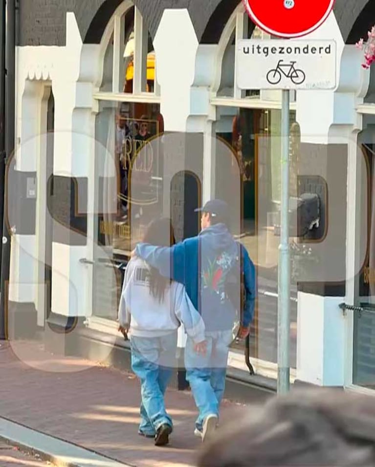 Franco Colapinto y Maia Reficco (Foto: X.com @SQP_oficial)