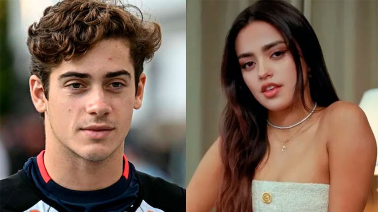 Franco Colapinto y Maia Reficco (Fotos: redes sociales).