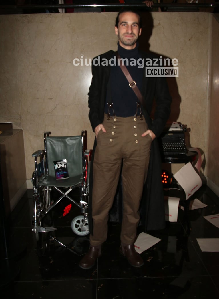 Franco Giordano en la función de prensa de Misery. (Foto: Movilpress)