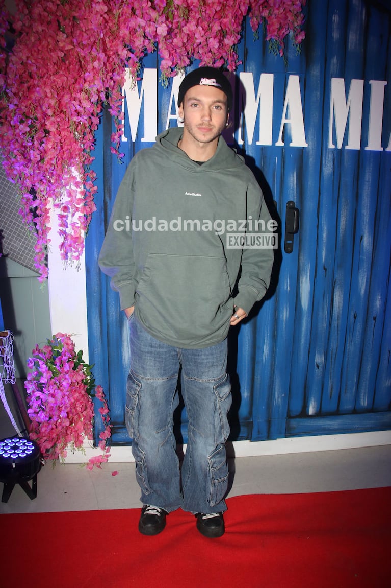 Franco Masini en el estreno de Mamma Mia (Foto: Movilpress).