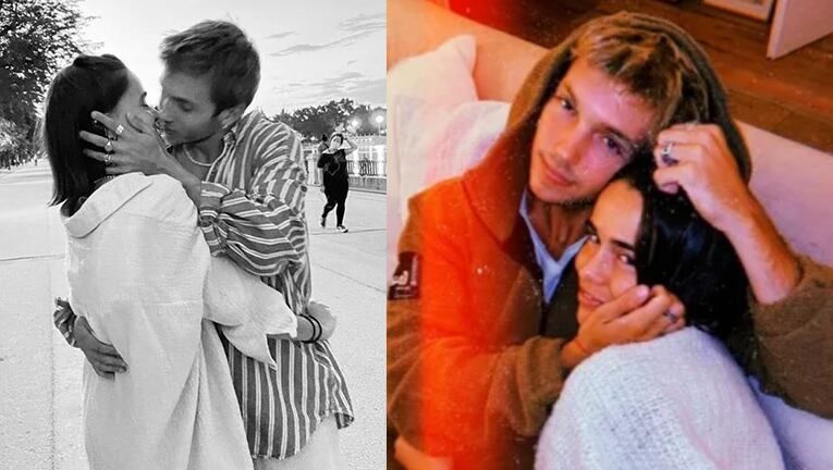 Franco Masini y Juana Farrel se mostraron muy enamorados en Instagram.