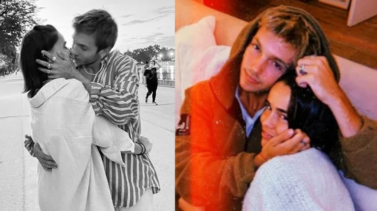 Franco Masini y Juana Farrel se mostraron muy enamorados en Instagram.