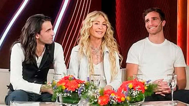Franco y Valentín Yankelevich y Cris Morena (Foto: Instagram @franyan)