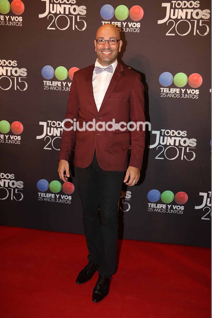 Freddy Villarreal, en la fiesta de Telefe. (Foto: Movilpress)