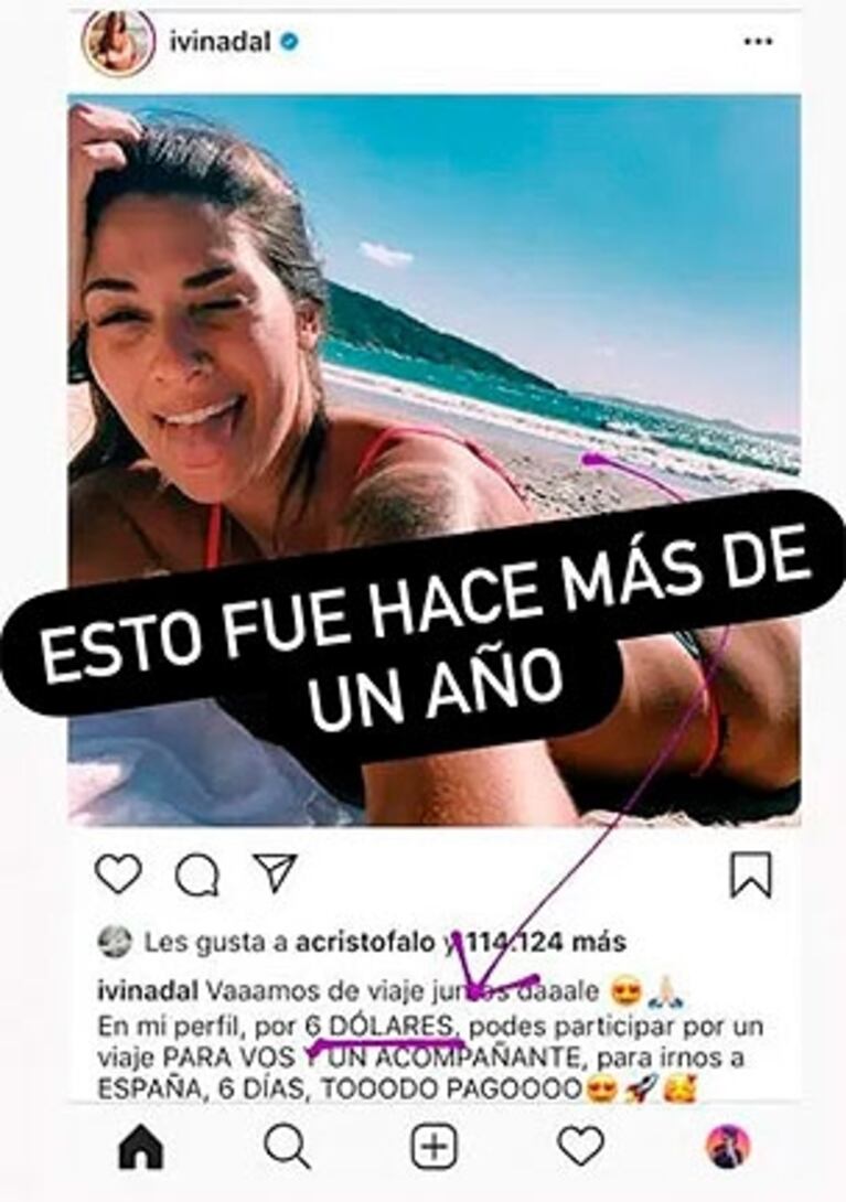 Fuerte acusación contra Ivana Nadal tras promocionar un sorteo en dólares ¿falso?: los testimonios que mostró Juariu