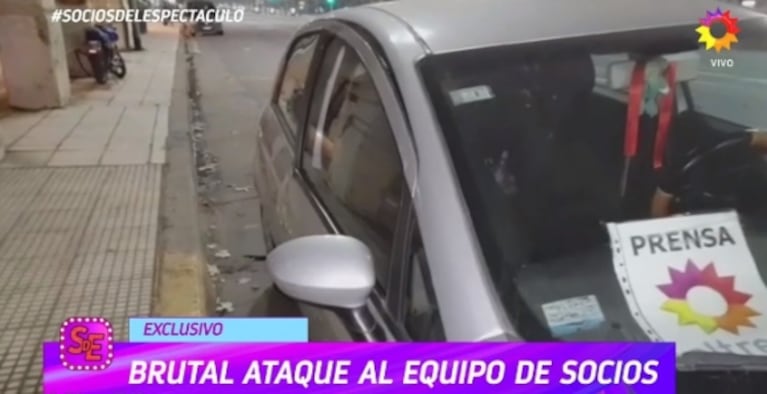 Fuerte bronca de Adrián Pallares tras el ataque al equipo de Socios del Espectáculo luego de una tensa nota con Matías Defederico