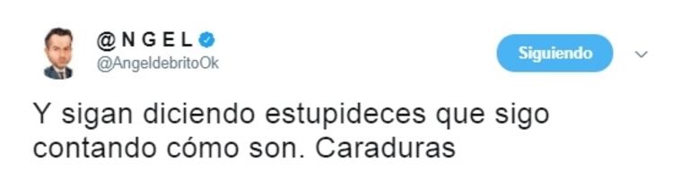 Fuerte cruce en Twitter de Benjamín Vicuña con Ángel de Brito por la China Suárez: "No tolero la misoginia sin límites"