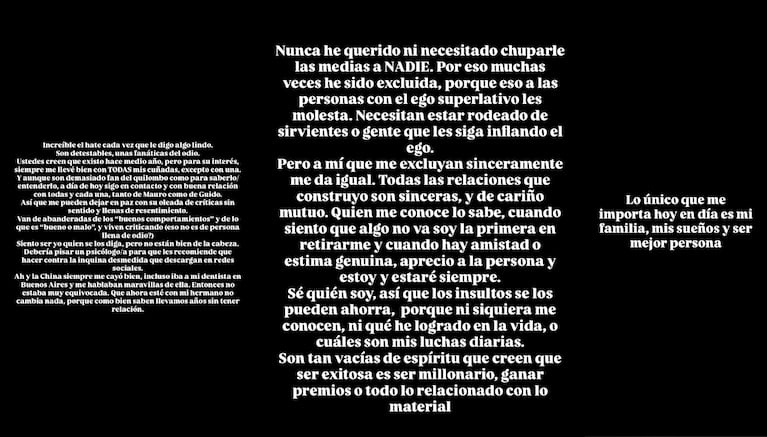 Fuerte cruce entre Juan Etchegoyen y Nazarena Di Serio por los rumores de romance con Peluca Brusca: "Semejante mentira". Crédito: Instagram