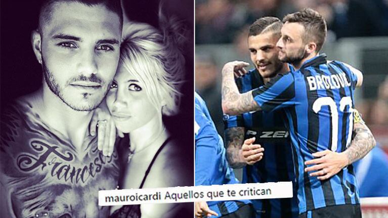 Fuerte defensa pública de Icardi a Wanda Nara, tras un rumor de infidelidad: Los que te critican ven en ti lo que...